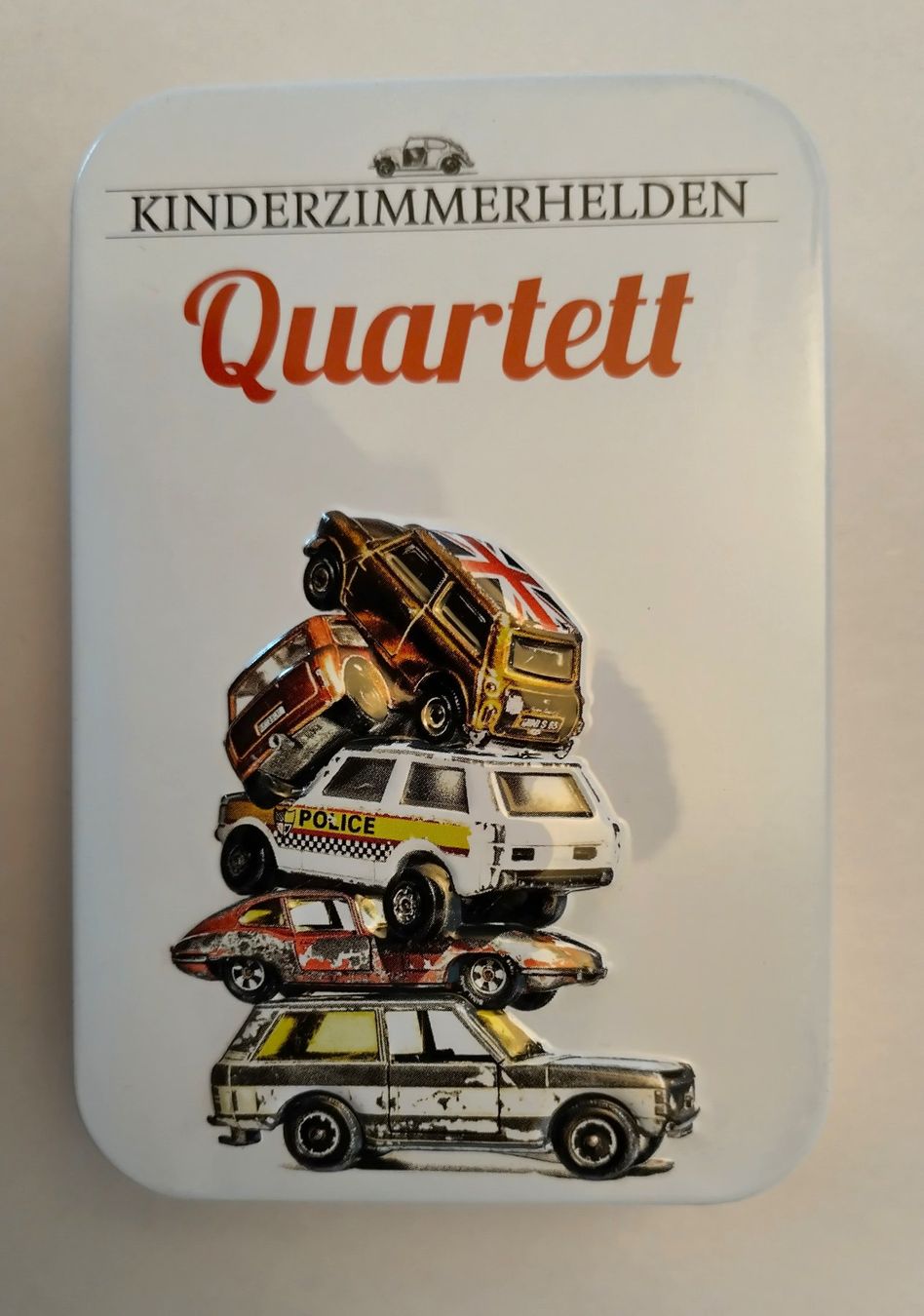 Spiele: Auto Quartett - Kinderzimmerhelden / Mit Blechdose ab Fr. 8. – Gebraucht aus Bellach von JingleJerry