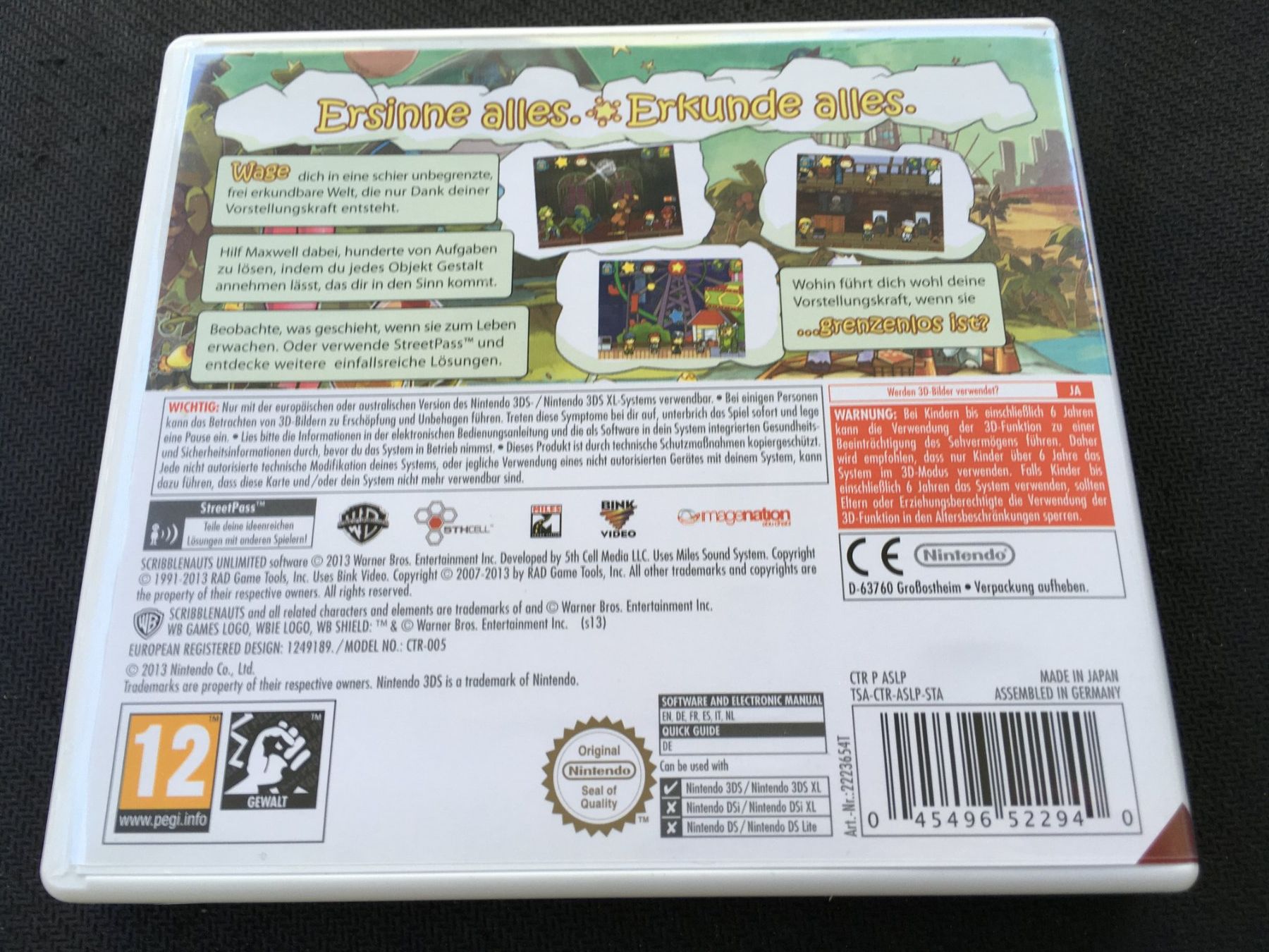 Nintendo Giochi: ScribbleNauts Unlimited - Nintendo 3ds – Usato da St.Gallen venduto da sjosjo 1