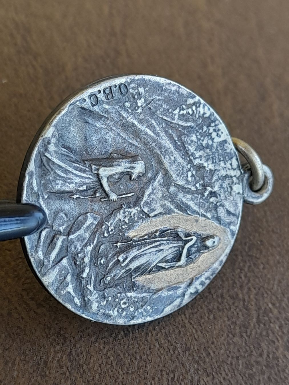 Medaglie: Antike religiöse Medaille 1858 - 1908 Lourdes – Usato da Basel venduto da Basel_20 3