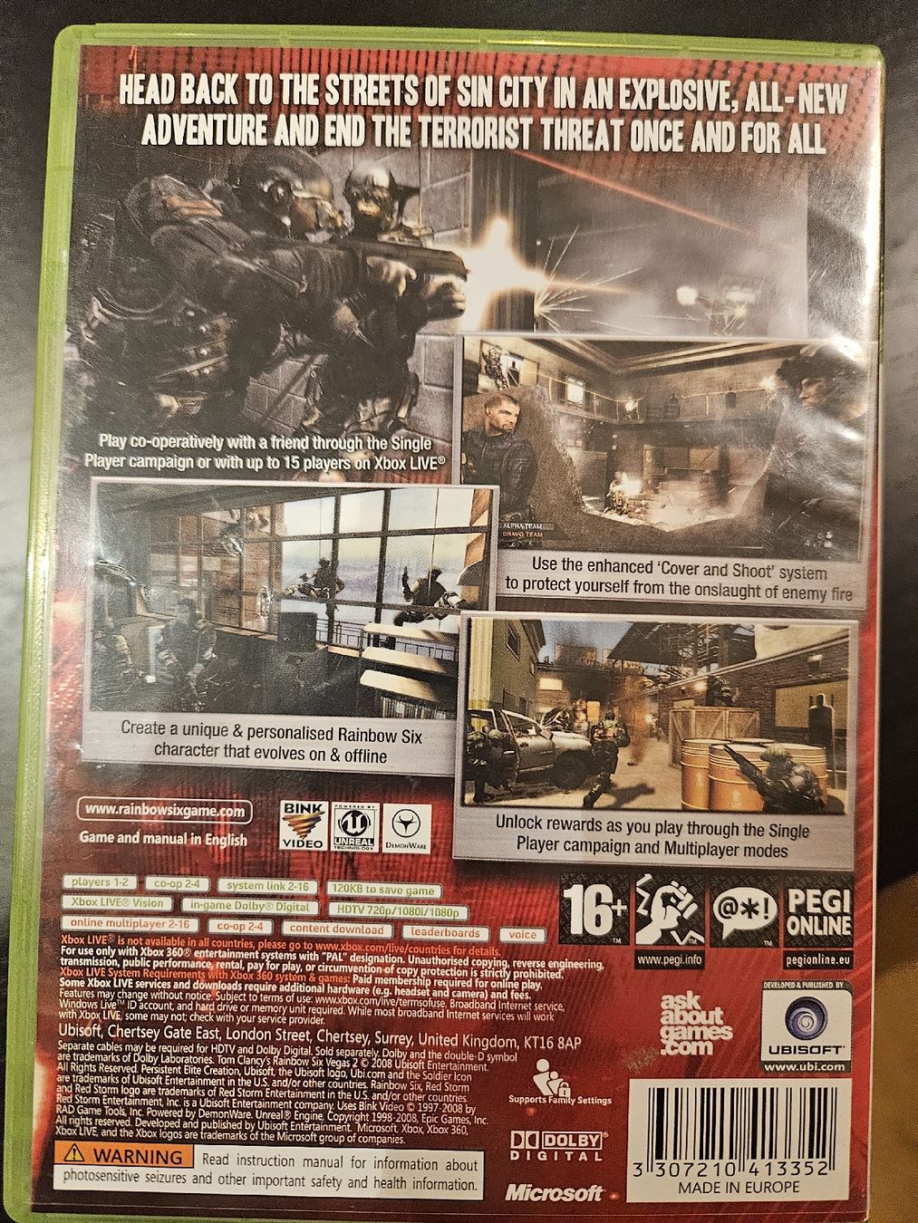 Giochi: Rainbow Six Vegas 2 Xbox 360 – Usato da Reinach AG venduto da SamGonzo98 1