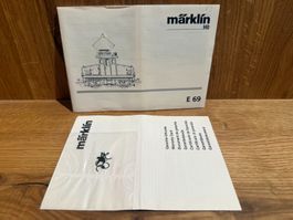 Märklin E69 (nur) Beschreibung mit Zurüstteilen, H0