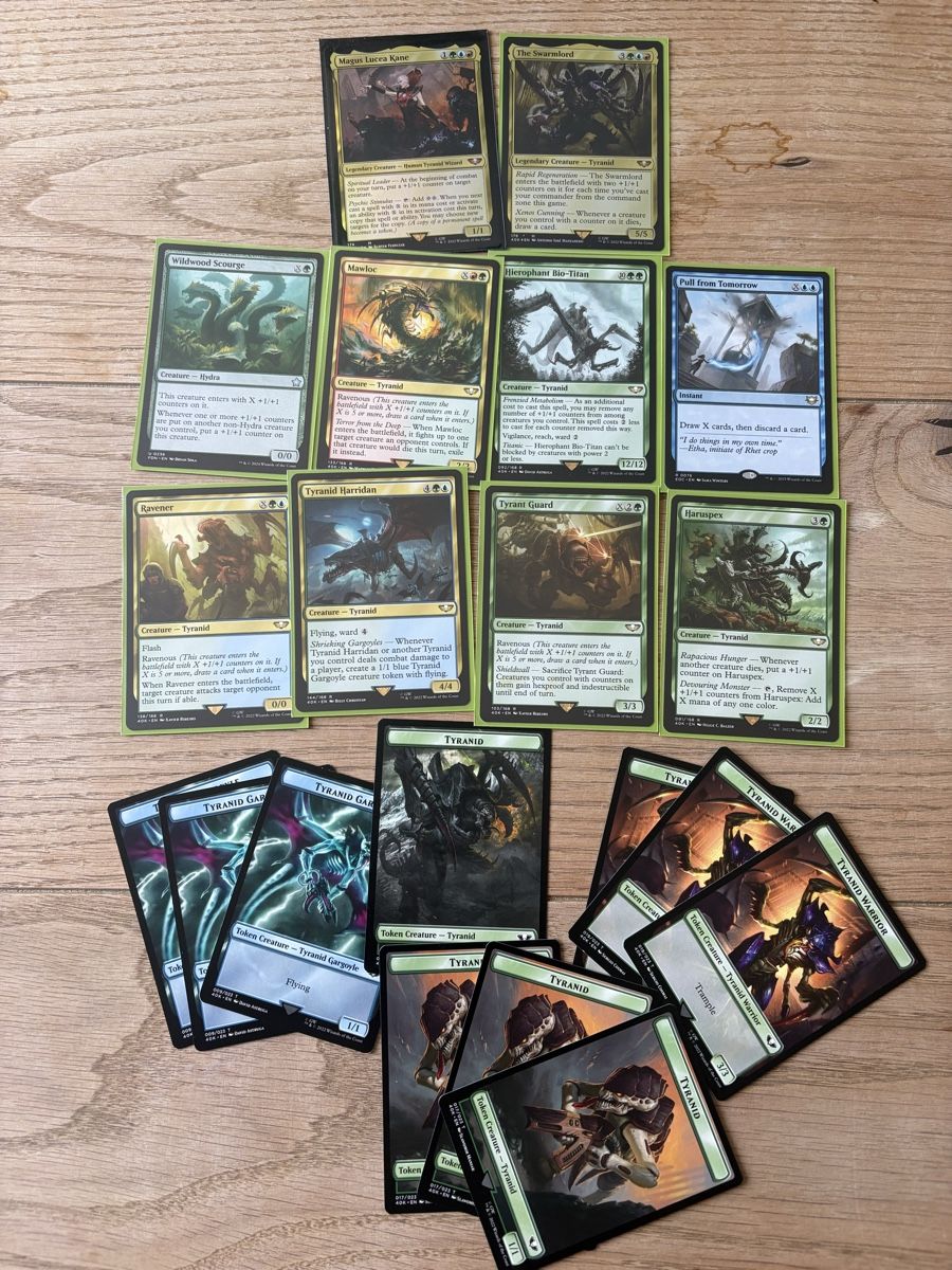 Magic The Gathering Carte collezionabili: Deck commander Tiranidi – Usato da Melide venduto da Cesareee 1