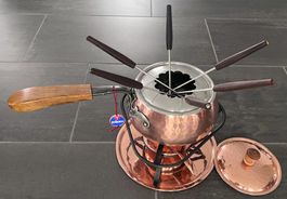Fondue-Set STÖCKLI Kupferpfanne Bourguignonne Chinoise top