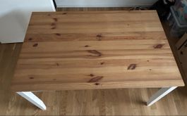 IKEA LERHAMN Esstisch 118 × 74 cm – Massivholz