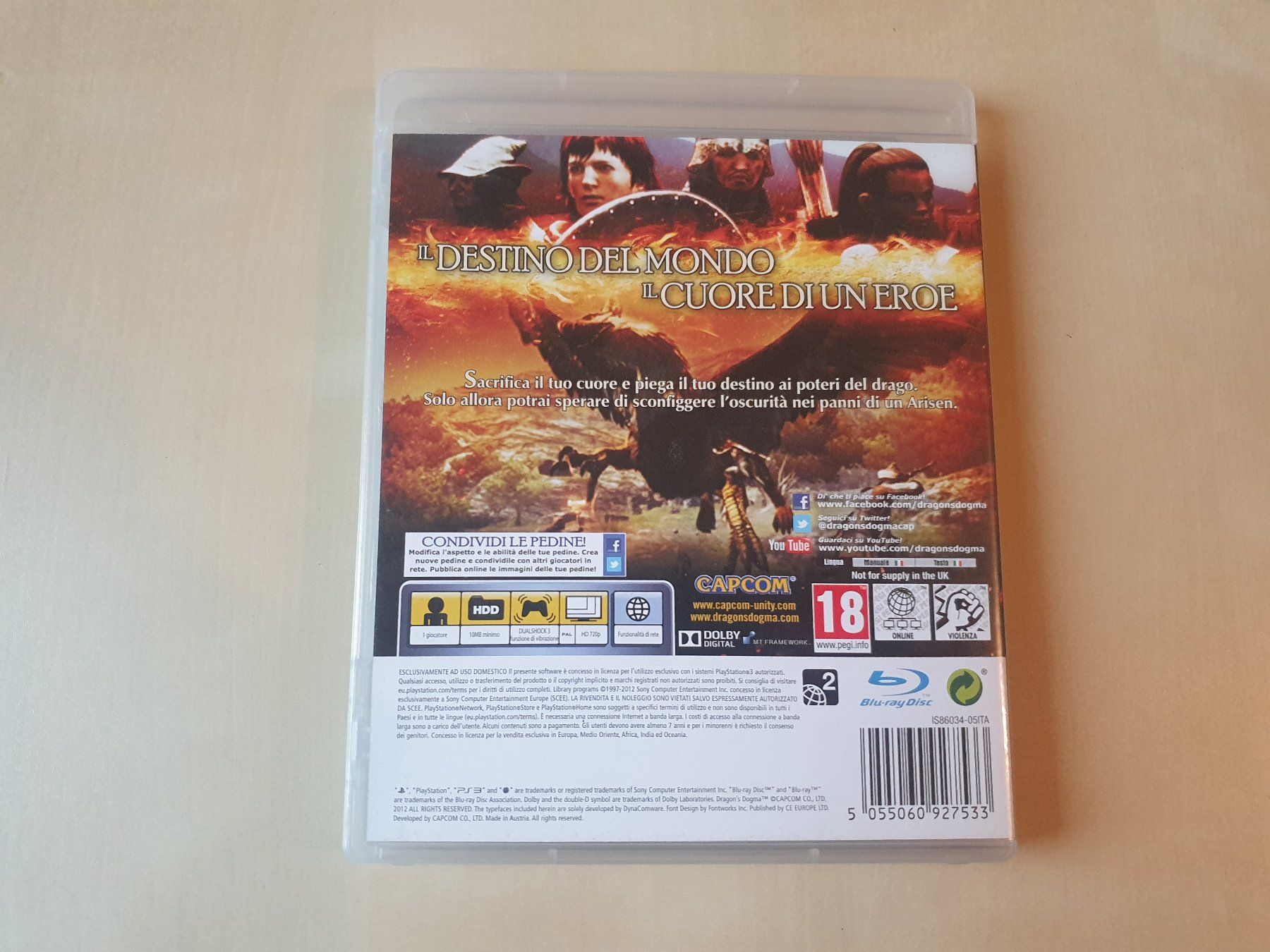 Sony Spiele: Dragons Dogma ITA – Gebraucht aus Stansstad von collectorsshop 1