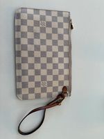 Louis Vuitton Neverfull Pouch Damier Azur - Authenticated