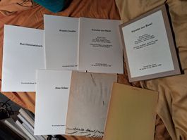 Portfolio 6 Kataloge Basel 1981 Miriam Cahn Vivian Suter etc