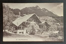 AK Bauernhaus DÄRSTETTEN Ober-Weissenburg um 1920