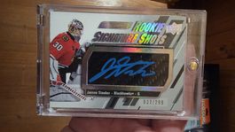 Jaxson Stauber 2023-24 Rookie Signature Shots Card, ud