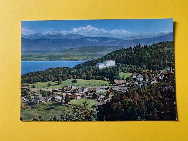 Cartoline postali: Saint-Cergue et le Mont-Blanc – Usato da St-Prex venduto da Epicard