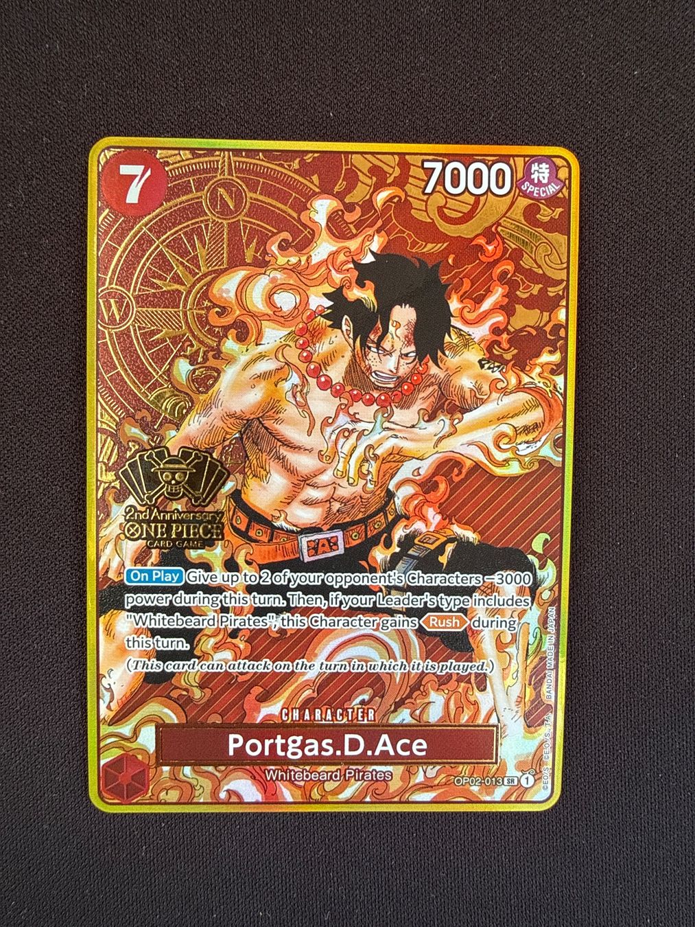 Cartoline: One piece tcg Portgas.D.Ace One Piece 2nd Anniversary – Nuovo (secondo la descrizione) da Winterthur venduto da bol_9cvx 1