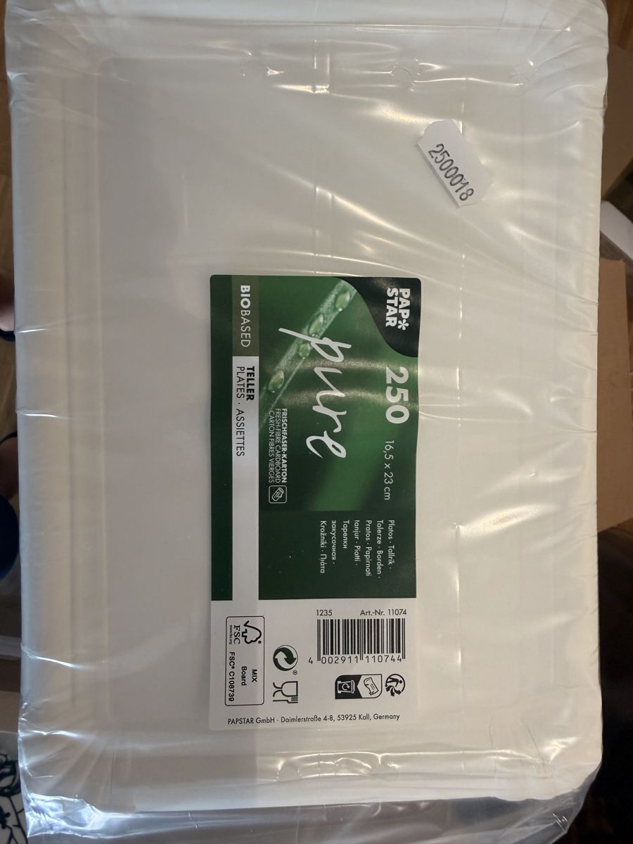 Assiettes: PAPSTAR pure Teller 16.5x23cm neu – Neuf avec emballage d'origine à Baden par Radler1200