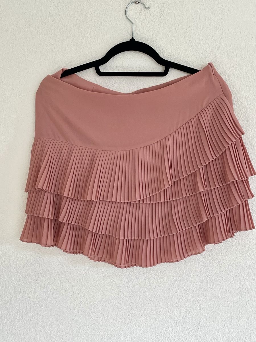 Sisley Röcke: Sisley pleated skirt pink size S – Gebraucht aus Richterswil von Prangins9