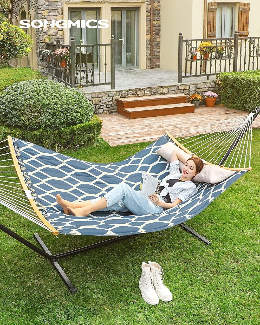 Breite Outdoor Hngematte 2 Personen gepolstert mit Kissen (Neu und  originalverpackt) in Herisau fr CHF 119  mit Lieferung auf Ricardo kaufen