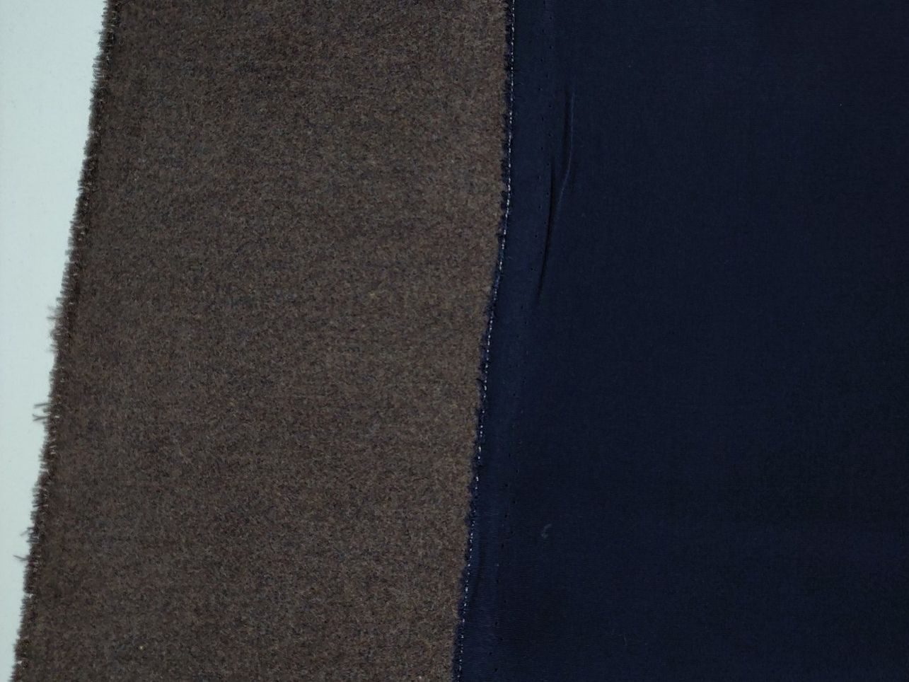 Stoffe: Anzug Stoff Baumwolle Flanell Elastan  2.1x1.50m marrone mel – Neu (gemäss Beschreibung) aus Lufingen von Voyager7 2