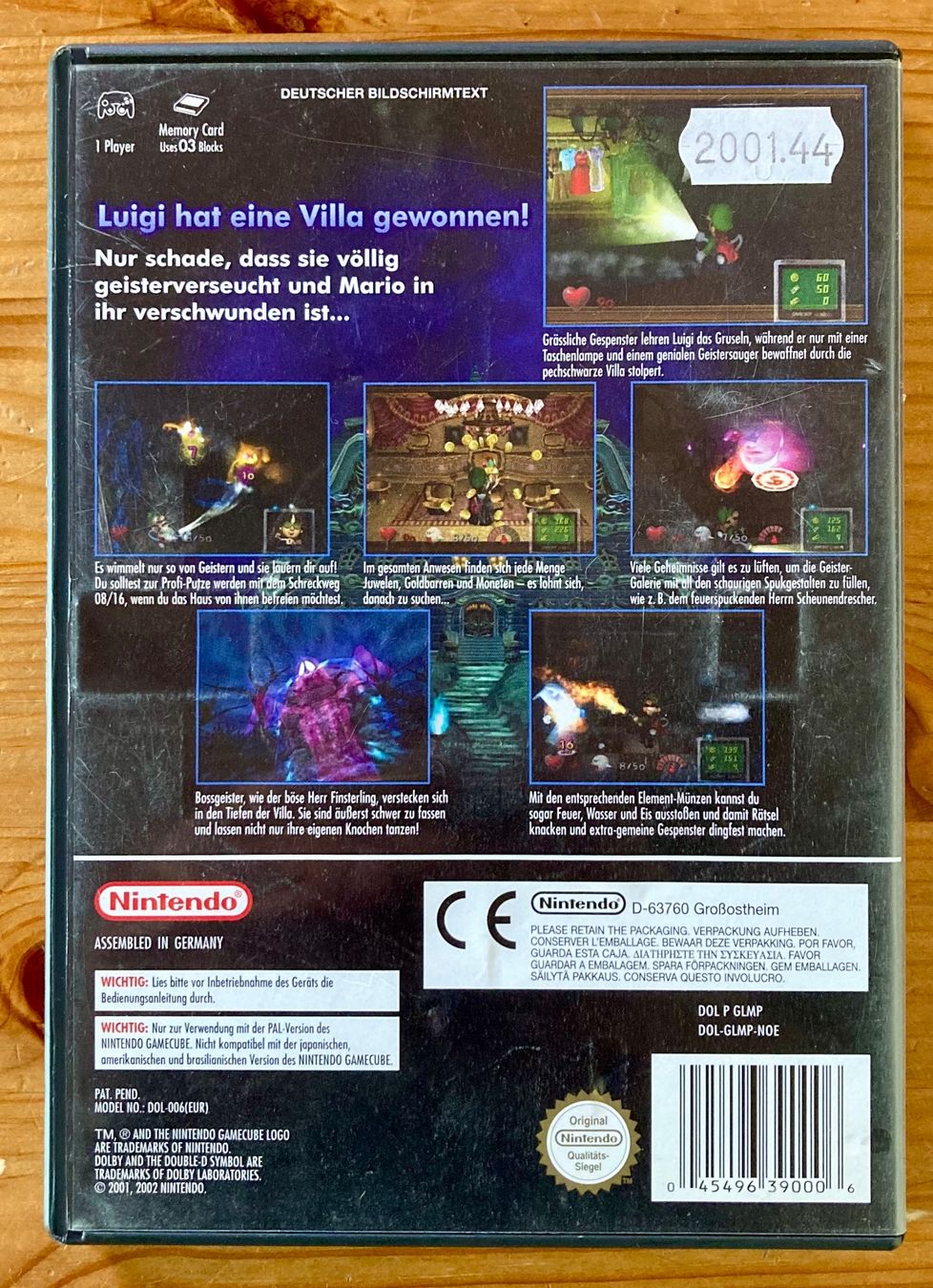 Nintendo Spiele: Luigi's Mansion - Nintendo GameCube – Gebraucht aus Zürich von Djmotionch 3