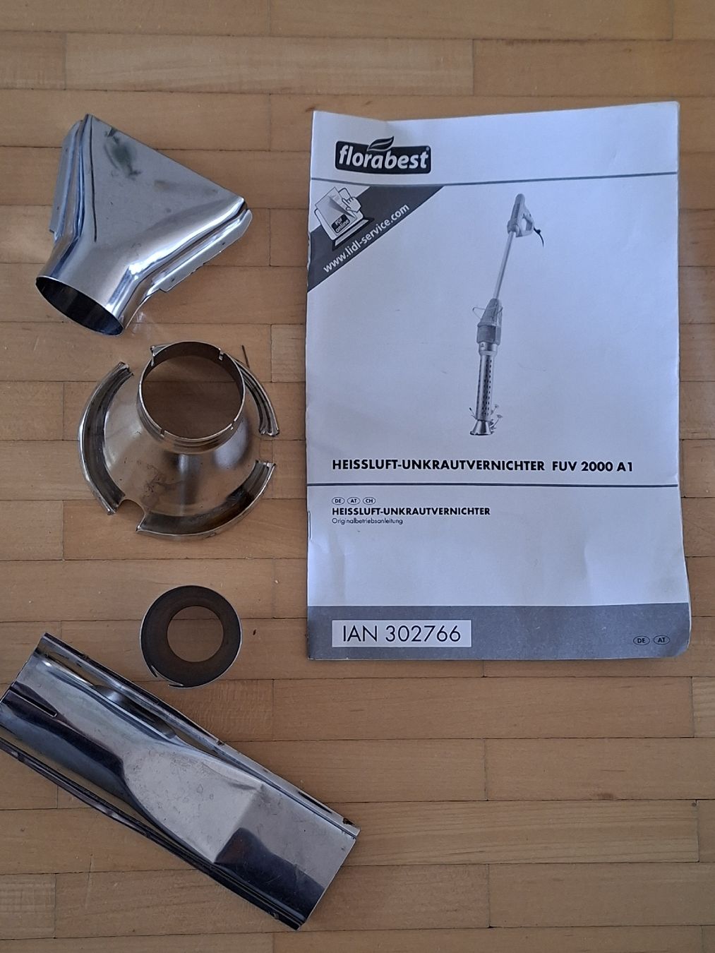 Tutti gli attrezzi: Heißluft Unkrautvernichter und Grillanzünder – Nuovo (secondo la descrizione) da Goldach venduto da Stricklinger 1