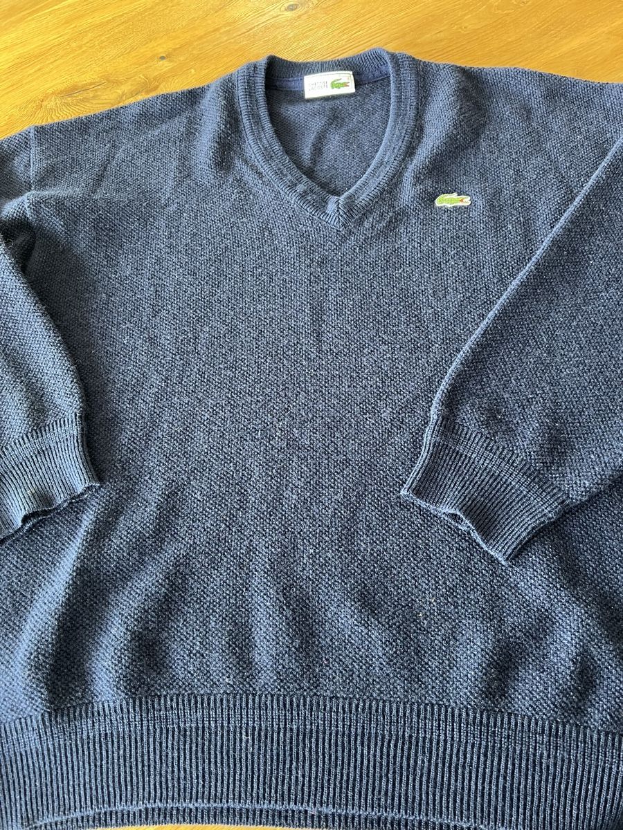 Lacoste Maglioni & Felpe: Lacoste-Herrenpullover Grösse 8, dunkelblau – Usato da Wolfwil venduto da Poulet60 1