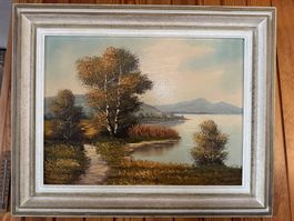 C Marvin Original Gemälde, Züri Obersee