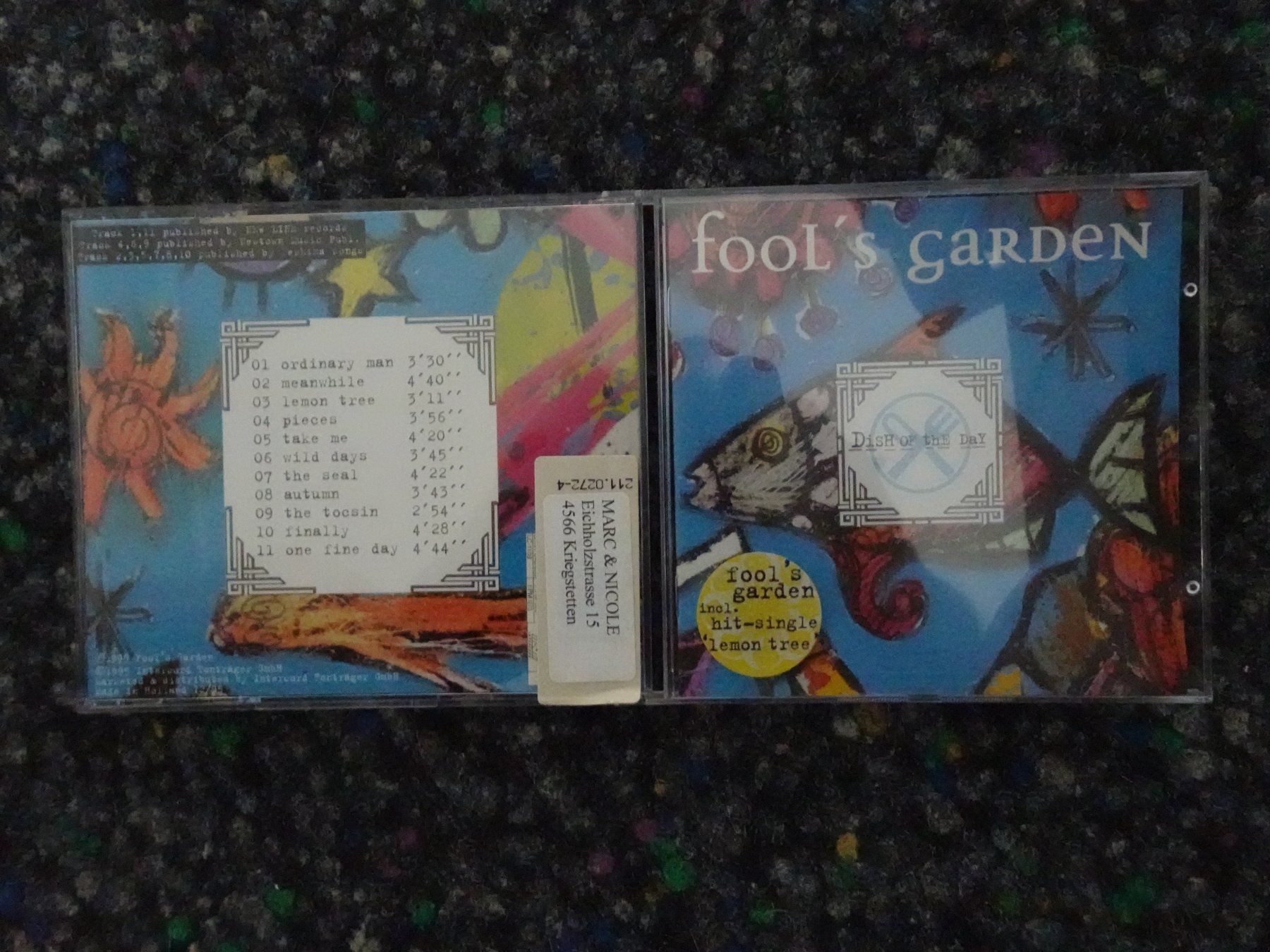 CD: CD : Fool's garden – Usato da Lotzwil venduto da Kiddis
