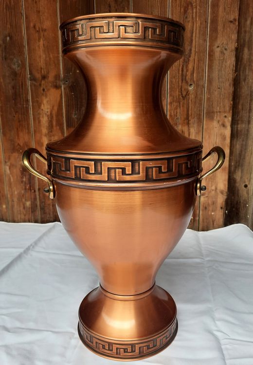 Edle Bodenvase, Amphore, Vase, Kastanie, 60 Cm, Tonkeramik, Aus Portugal 4260184421992
