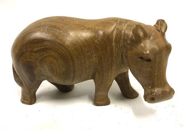 Statuette: Nilpferd aus Holz geschnitzt – Usato da Zürich venduto da gigimai67