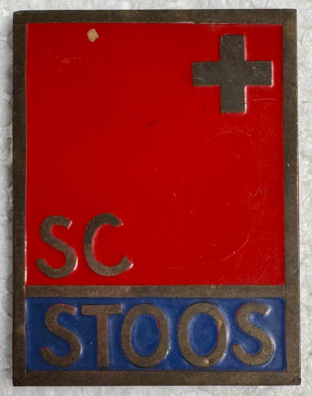 Placchette & Badge: Altes SC Stoos Emailschild - Ein Stück Schweizer Geschichte – Usato da Andwil SG venduto da Ariisa1234