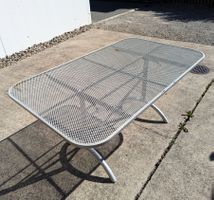 Metalltisch, Gartentisch, hochklappbar