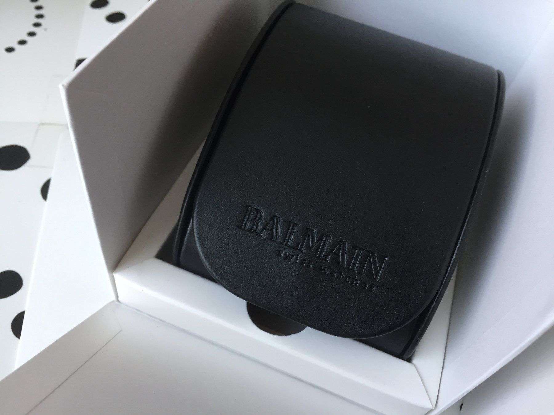 Balmain Scatole porta orologi: PIERRE BALMAIN ORIGINAL - WATCH CASE BOX ECRIN ETUI !!! – Nuovo (secondo la descrizione) da Epalinges venduto da dream-watch 1