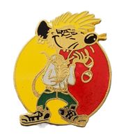 U156 - Pin Coole Ratte mit Handschellen von Genfer Polizei