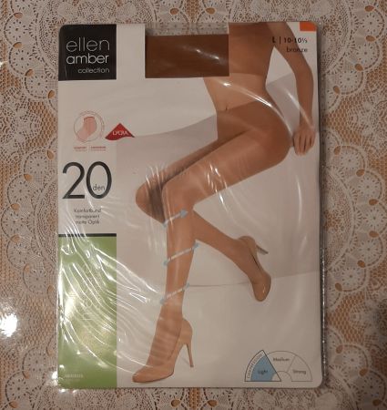 Ellen Amber Jeunesse Strumpfhose 20den Gr.L Bronze