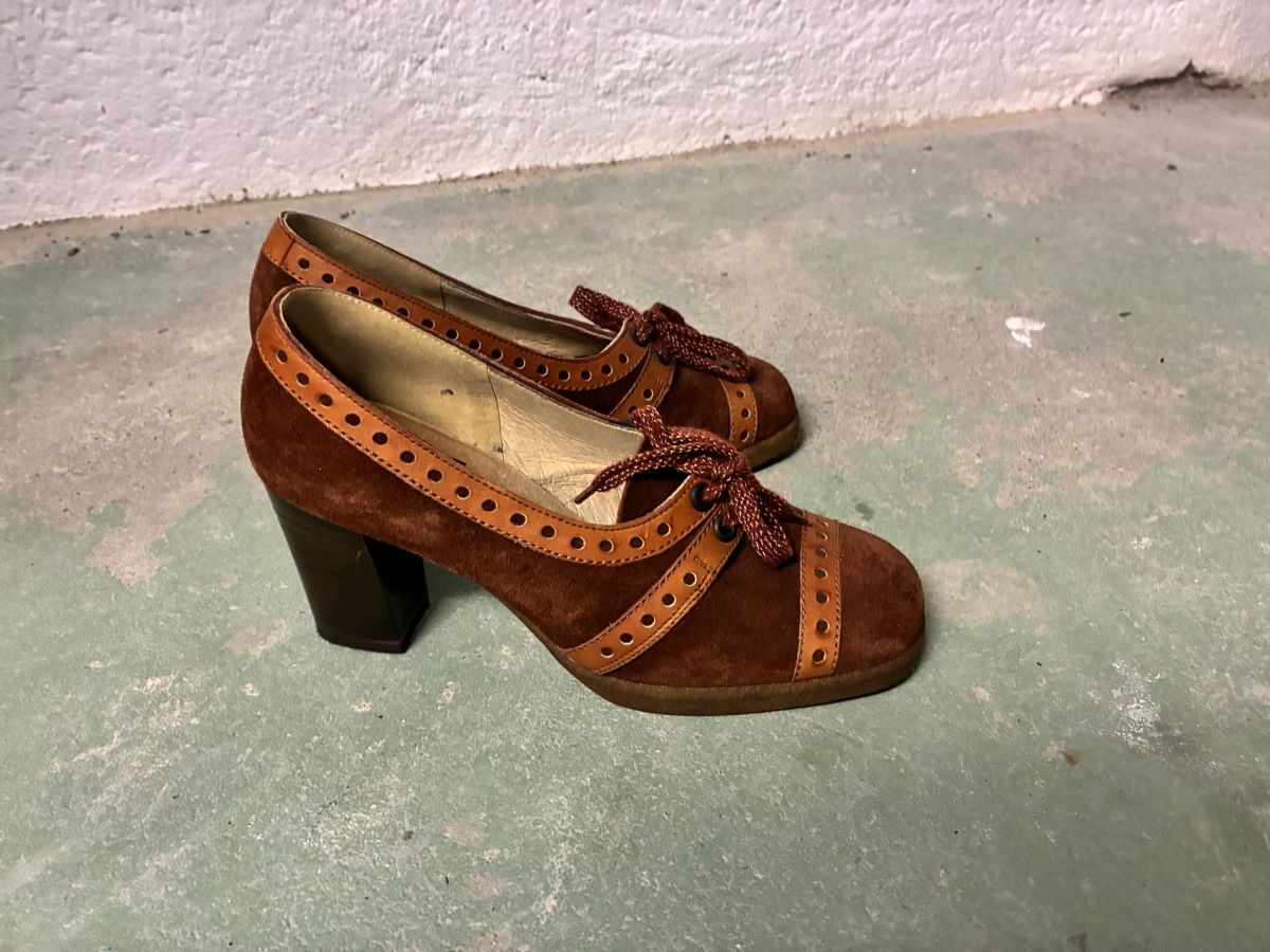 Scarpe da donna: Damenschuhe Leder braun Grösse 39 – Nuovo (secondo la descrizione) da Zürich venduto da Spurlos123