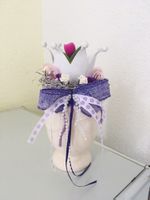 Tischdeko Shabbydeko Vintagedeko Kerzendeko Blumengesteck