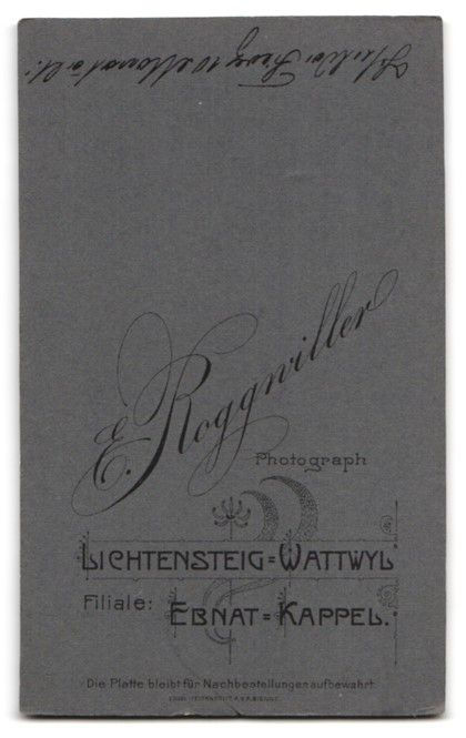 Fotografie &  Plakate: Fotografie E. Roggwiller, Lichtensteig-W – Gebraucht aus Berlin von bartko-reher 1
