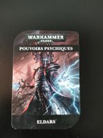 Warhammer 40k - Carte pouvoir psychique Eldar