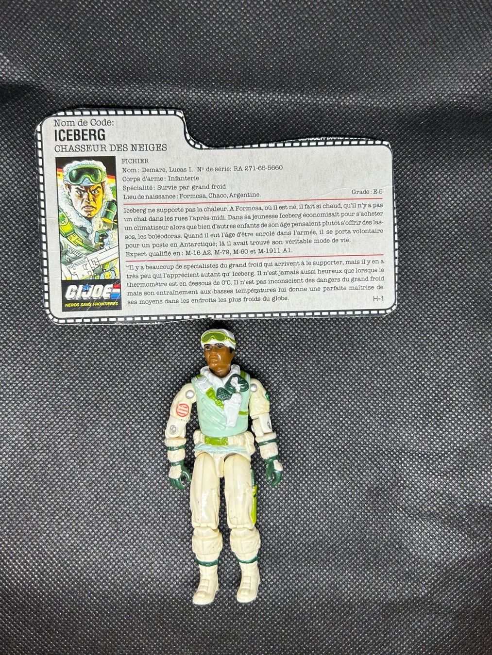 Hasbro Giocattoli: G.I. Joe Figure Iceberg – Usato da Lausanne venduto da Retro-geek