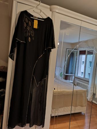 Zweiteiliges Damen overall in schwarz
