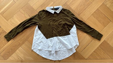 Elegante Bluse mit Kragen - French Connection, M