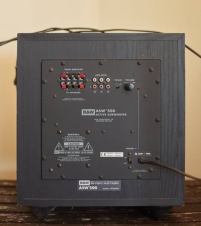 Casse acustiche: B&W ASW500 – Usato da tolochenaz venduto da timeband 3
