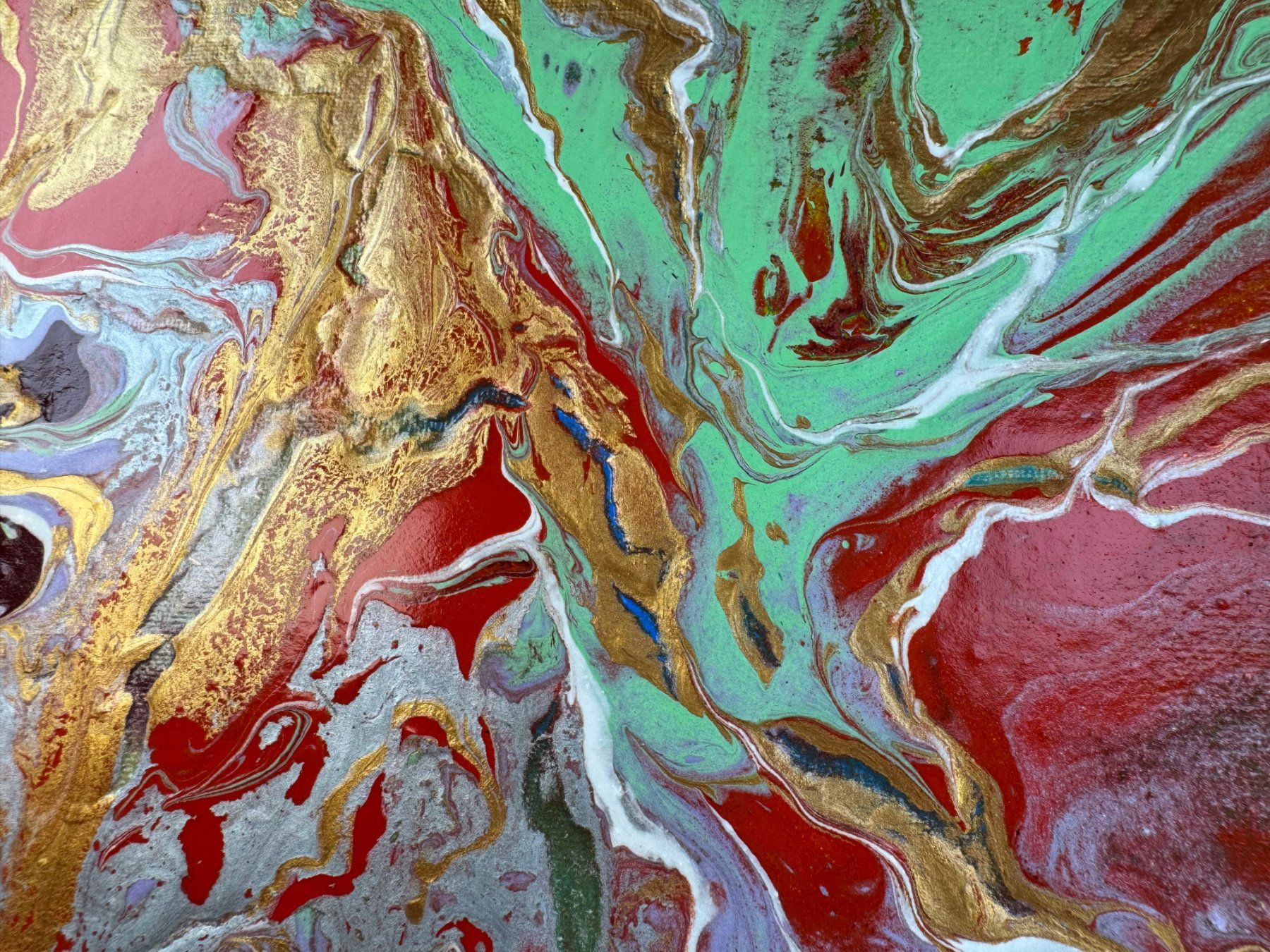 Dipinti: Acryl-Flüssigmalerei, rechteckig – Usato da Schlieren venduto da MayaSheng1983 1