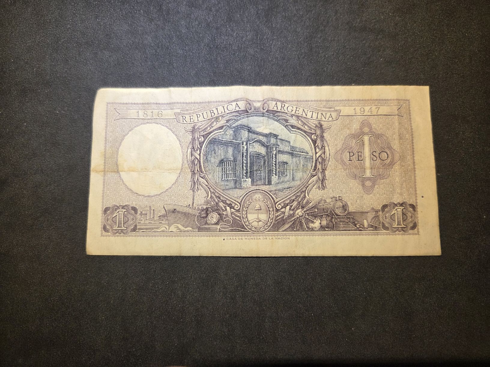 Billets de banque: 1 Peso - Argentinien  – D'occasion à Geroldswil par Antica01 1