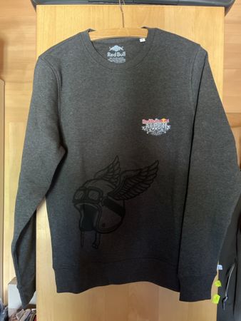 Red Bull Pullover Herren Dunkelgrau Grösse L mit Print