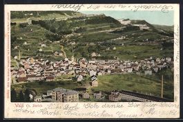 AK Wald /Zürich, Teilansicht, 1902