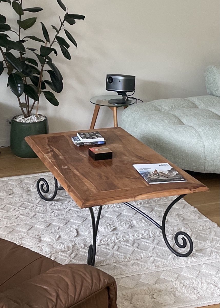 Maisons du monde Tavoli: Table basse en bois et fer forgé  – Usato da Villars-sur-Glâne venduto da mar_by2j 1