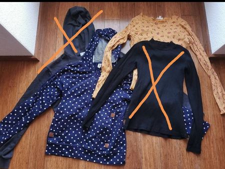 Kleiderpaket 158 / 164, leichter Pulli & Jäckchen