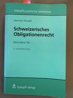Lehrbuch Obligationenrecht Besonderer Teil 10. Auflage