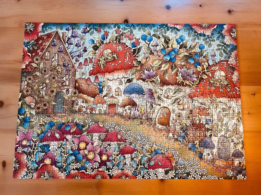 1000 Teile Fantasy Pilze Puzzle - Magische Pilze &a Produktbild-Vorschau 1