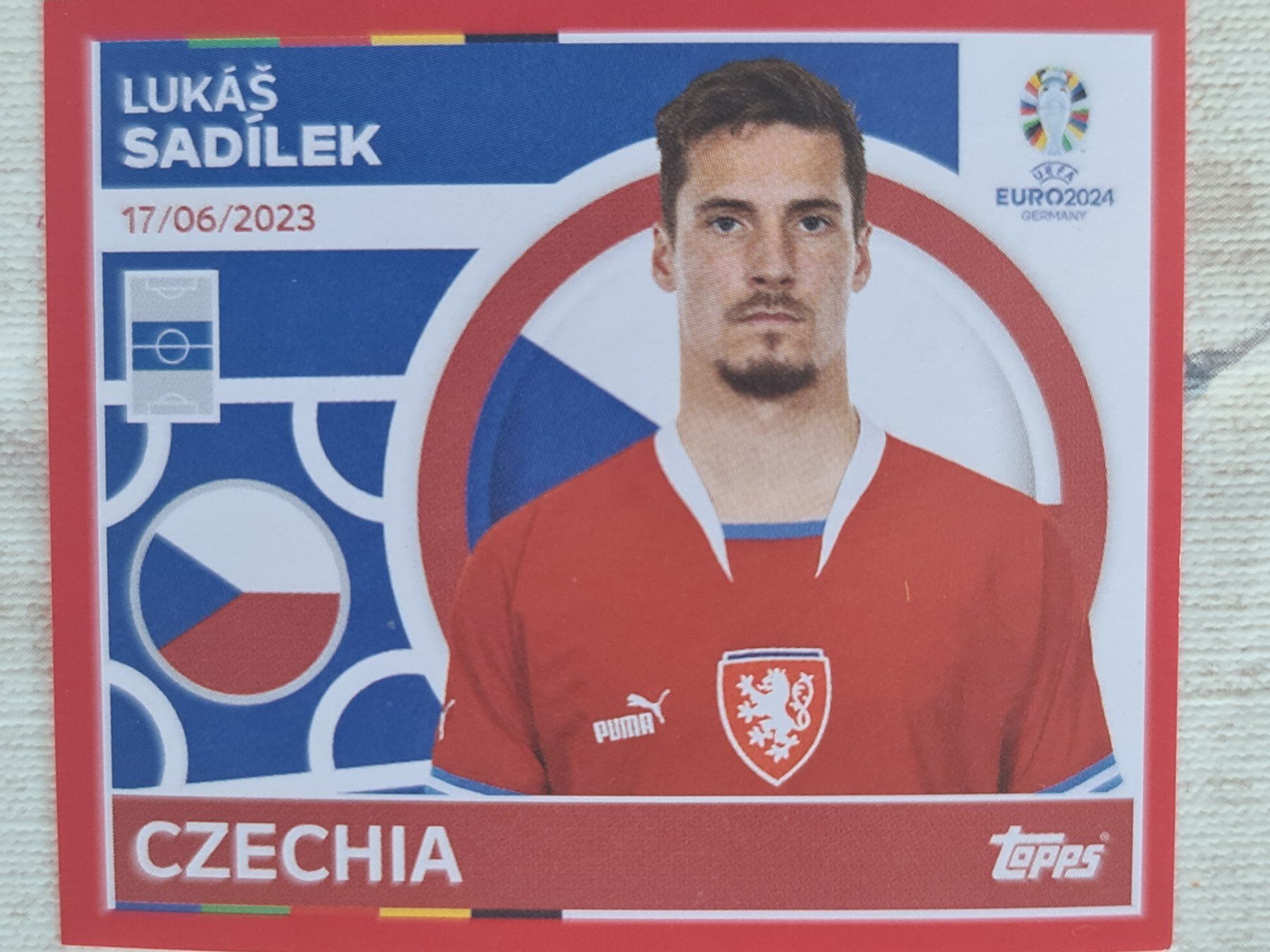 Topps Carte collezionabili: Topps EURO2024 CZE 15 – Nuovo e nell'imballaggio originale da Dintikon venduto da Prime-shop