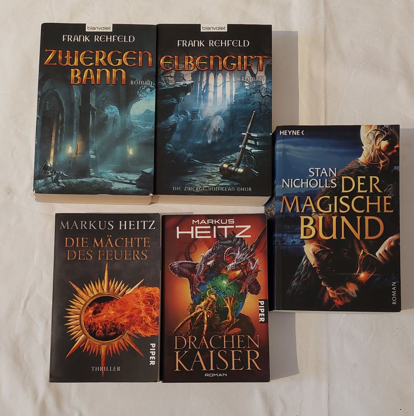 Bücher: 5 Bücher Fantasy, auch einzeln möglich – Gebraucht aus Uitikon Waldegg von Smeragol
