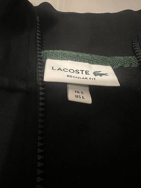 Vestes: Lacoste Zip-Sweatjacke Schwarz – D'occasion à Wil SG par saj_gs7b 1